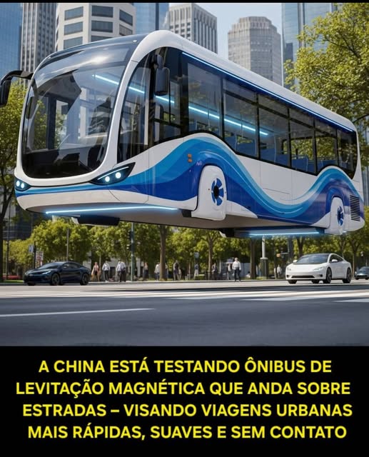 POUR LA CHINE, L’AVENIR, C’EST MAINTENANT ! LA CHINE CRÉE DE NOUVELLES TECHNOLOGIES FUTURISTES.
La Chine réinvente l’avenir des transports urbains en testant des bus à sustentation magnétique (maglev) : des véhicules qui flottent littéralement au-dessus des rues, sans roues,