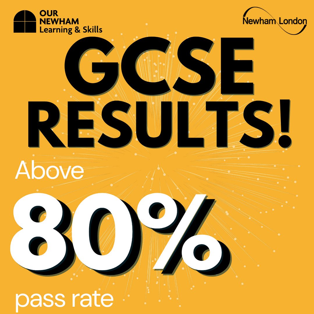 Congratulations to the Class of 2025!
We’re absolutely thrilled with our GCSE results 85% pass rate well done to all our learners. 
Why not start your journey today by enrolling on one of our ONLS courses.
#adultcourses #newham #gcseresultsday2025