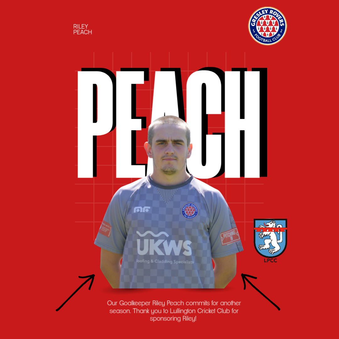 Gresley Rovers FC Academy (@gresleyacademy) on Twitter photo Thank you to Lullington Cricket Club for sponsoring Riley Peach for the 2025/26 season! <a href="/lullingtonpark/">Lullington Park CC</a> Thank you to Lullington Cricket Club for sponsoring Riley Peach for the 2025/26 season! <a href="/lullingtonpark/">Lullington Park CC</a>