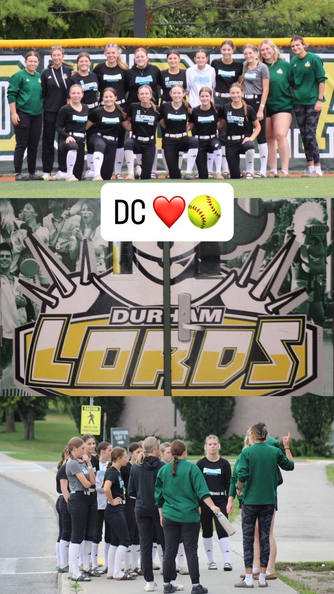 peytonrodgers_'s tweet photo. Had an amazing tour with some Durham College players, checking out the facilities. Great field, fun practice, and even got to talk with Coach Jamie after. 🥎💚💛 https://t.co/bxVh221oEC