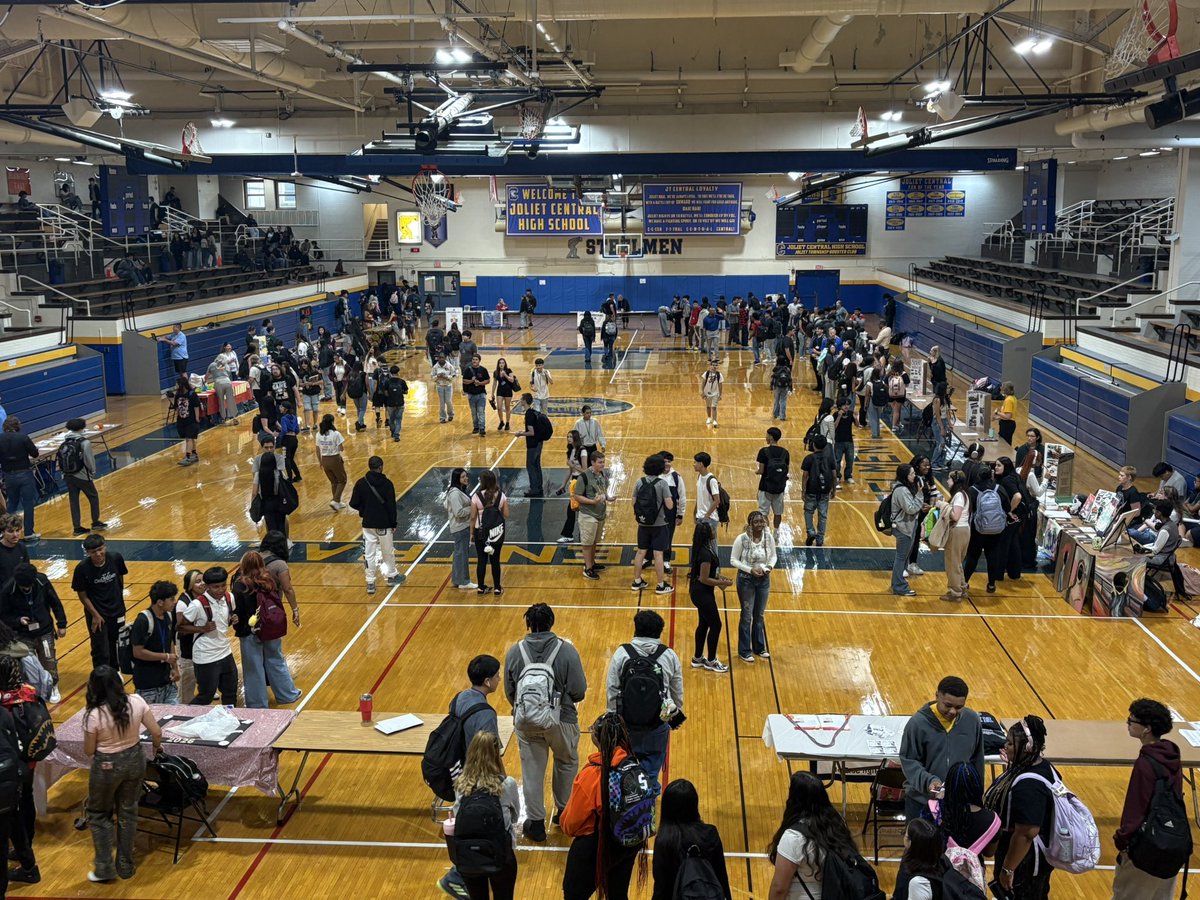 Shad Hallihan (@sjhallihan) on Twitter photo Love seeing our Steelmen students learn about all our amazing clubs and activities at the annual Get Involved Fair! <a href="/JTHS_204/">Joliet Township HS</a> <a href="/JCHSActivities/">Joliet Central Activities</a> Love seeing our Steelmen students learn about all our amazing clubs and activities at the annual Get Involved Fair! <a href="/JTHS_204/">Joliet Township HS</a> <a href="/JCHSActivities/">Joliet Central Activities</a>