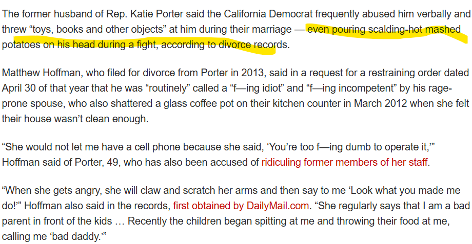 She'll pour boiling water on California next...