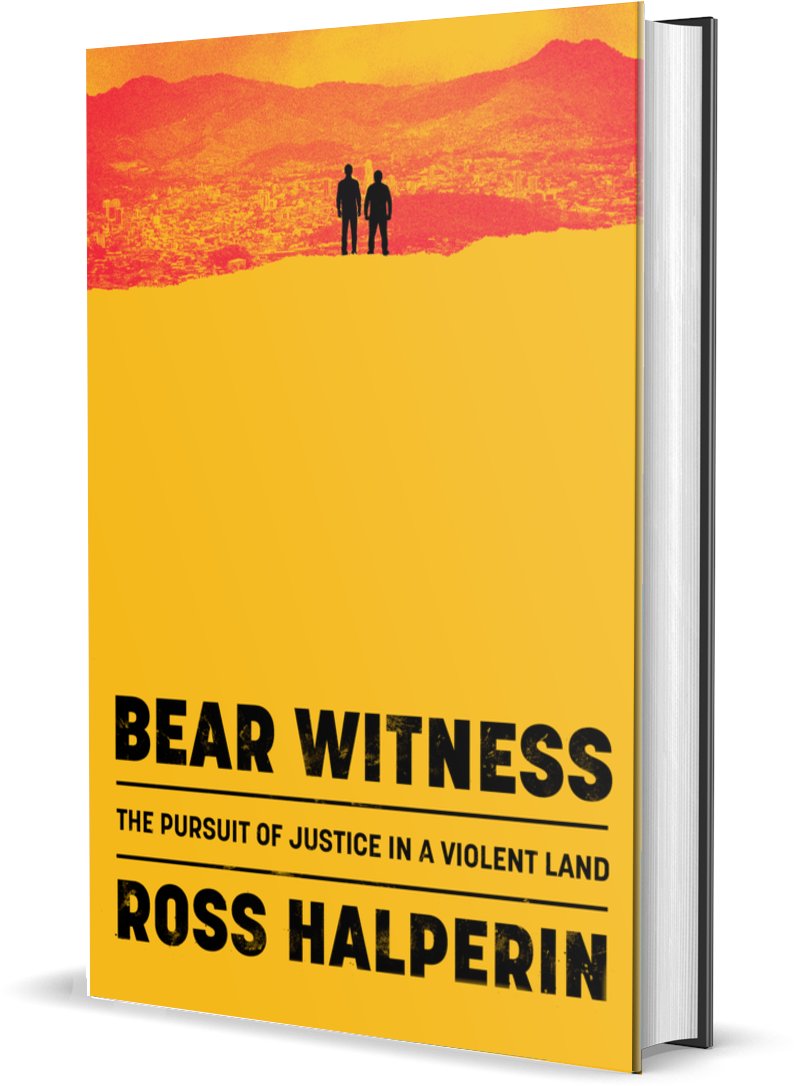 Genuine_Michael's tweet photo. 'Bear Witness' is a remarkable book about remarkable people, but it’s not a hagiography. It’s written by a journalist who is not a Christian about two men who are empowered by their beliefs to be, as they put it, “brave Christians” who attempt to bring about meaningful improvement in the lives of poor people. They start with figuring out a way to protect witnesses so that people can come forward. This produces results, although it is not without risks and involves complex decisions about who they can work with, and how much trust can be given. Then they move forward to looking at ways to reform other institutions. The duo are open about mistakes made, and they feel their losses keenly. 

I appreciated author and journalist Ross Halperin (@RAHBooks)’s willingness to show the murk involved, as Kurt and Carlos make impossible decisions. How much can you work with a corrupt regime who is nonetheless willing to make changes? How will that help or hurt you, your reputation, and most importantly, the people of Honduras, in the long run? Halperin doesn’t shy away from showing true results of decisions made. But the end result is nonetheless impressive.

Extensively researched and written with an objective eye, Bear Witness is a gripping read. Highly recommended!

— from Elizabeth Jones' Speakeasy review of 'Bear Witness: The Pursuit of Justice in a Violent Land': https://t.co/jXydrN9tjI