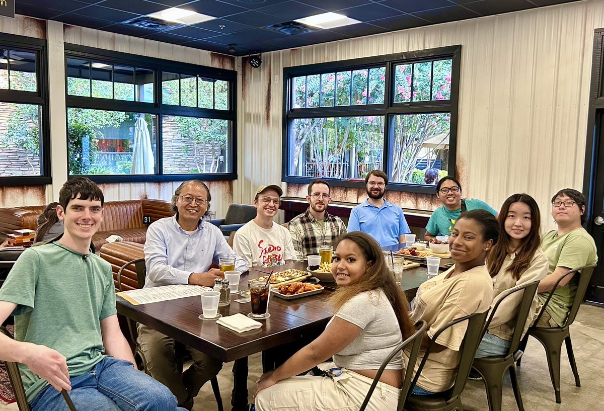 ChengLabUCR's tweet photo. The Cheng Lab gathered to celebrate Westley’s passing of the qualifying exam and advancement to PhD candidacy. A stellar performance by him! Congrats! We expect more exciting work on α-syn and small molecule sensing with SPR. https://t.co/rb1ubQYxWf
