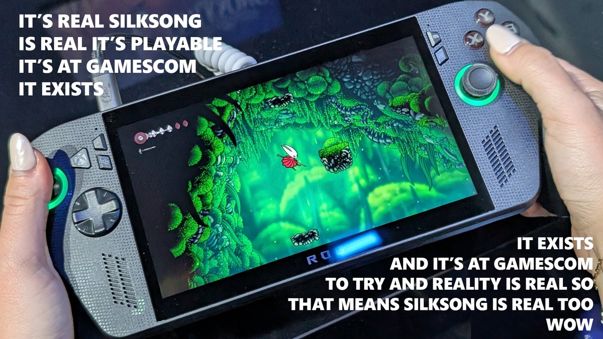 SILKSONG IS A GAME THAT EXISTS AND IT'S LAUNCHING SEPTEMBER 4