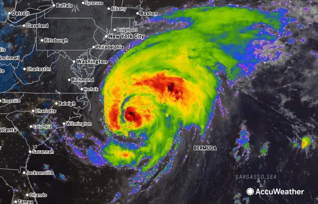 Hurricane Erin - coastal flooding from NC to NY.