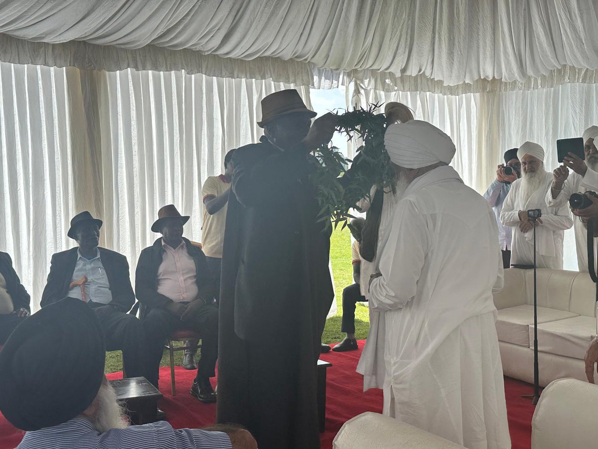 Honoured that Bhai Sahib, Prof. Mohinder Singh OBE KSG, Spiritual Leader of GNNSJ, has been recognised as a Global Elder by the Kipsigis Council of Elders in Kenya. #GlobalElder #GNNSJ #Peace