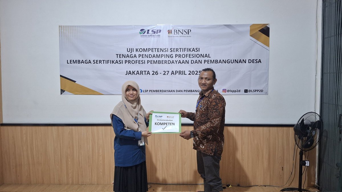 HasanSakroni's tweet photo. Uji Kompetensi Pendamping Profesional https://t.co/8krvGnYKDp