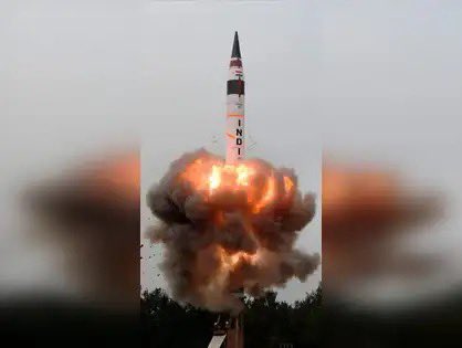 Successful test-firing of Agni-5 IRBM – a strategic milestone for India’s defence.
On August 20, 2025, under the aegis of the Strategic Forces Command, the Defence Research &amp; Development Organisation (DRDO) launched the Agni-5 intermediate-range ballistic missile from the
