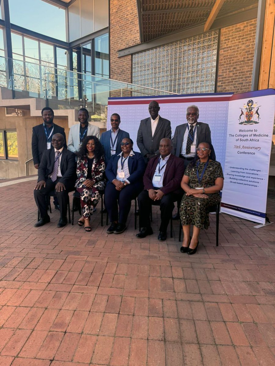 From 19–21 Aug 2025, ECSACOG Secretary General Professor Bellington Vwalika represented us at the South Africa College of Medicine’s 70th Anniversary Conference in Pretoria 🇿🇦. Strengthening partnerships and shaping the future of healthcare in Africa! 💡✨ #ECSACOG #AfricaHealth