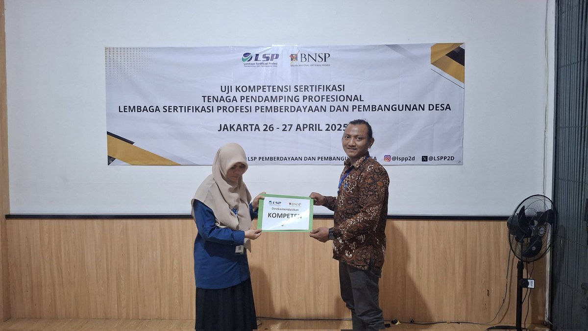 HasanSakroni's tweet photo. Uji Kompetensi Pendamping Profesional https://t.co/8krvGnYKDp