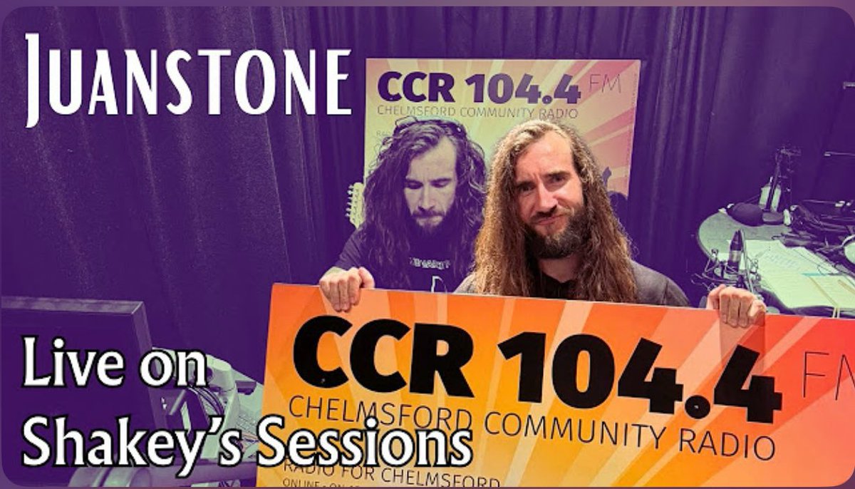 LLcoolJames91's tweet image. My brother @eljuanstone appeared on @ChelmsfordCR live on Shakey’s Sessions if you’ve got an hour spare come listen to him chat and play live also below 

youtu.be/TAtMW48caHw?si…

#UnsignedArtist #OnTheRadio #NewMusic #MusicDiscovery #MusicPromotion #NowPlaying