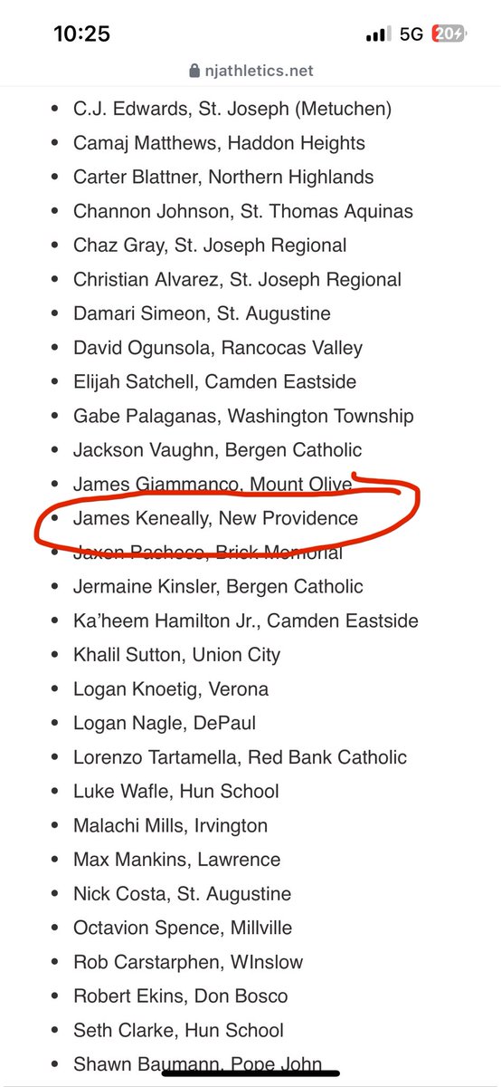 James Keneally (@jameskeneally83) on Twitter photo Thanks <a href="/nj_athletics/">NJ Athletics</a> for the recognition as one of the top returning defensive lineman across the state. Looking forward to a great season! Thanks <a href="/nj_athletics/">NJ Athletics</a> for the recognition as one of the top returning defensive lineman across the state. Looking forward to a great season!