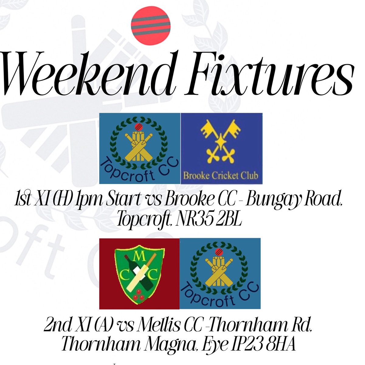 Topcroft CC tweet media