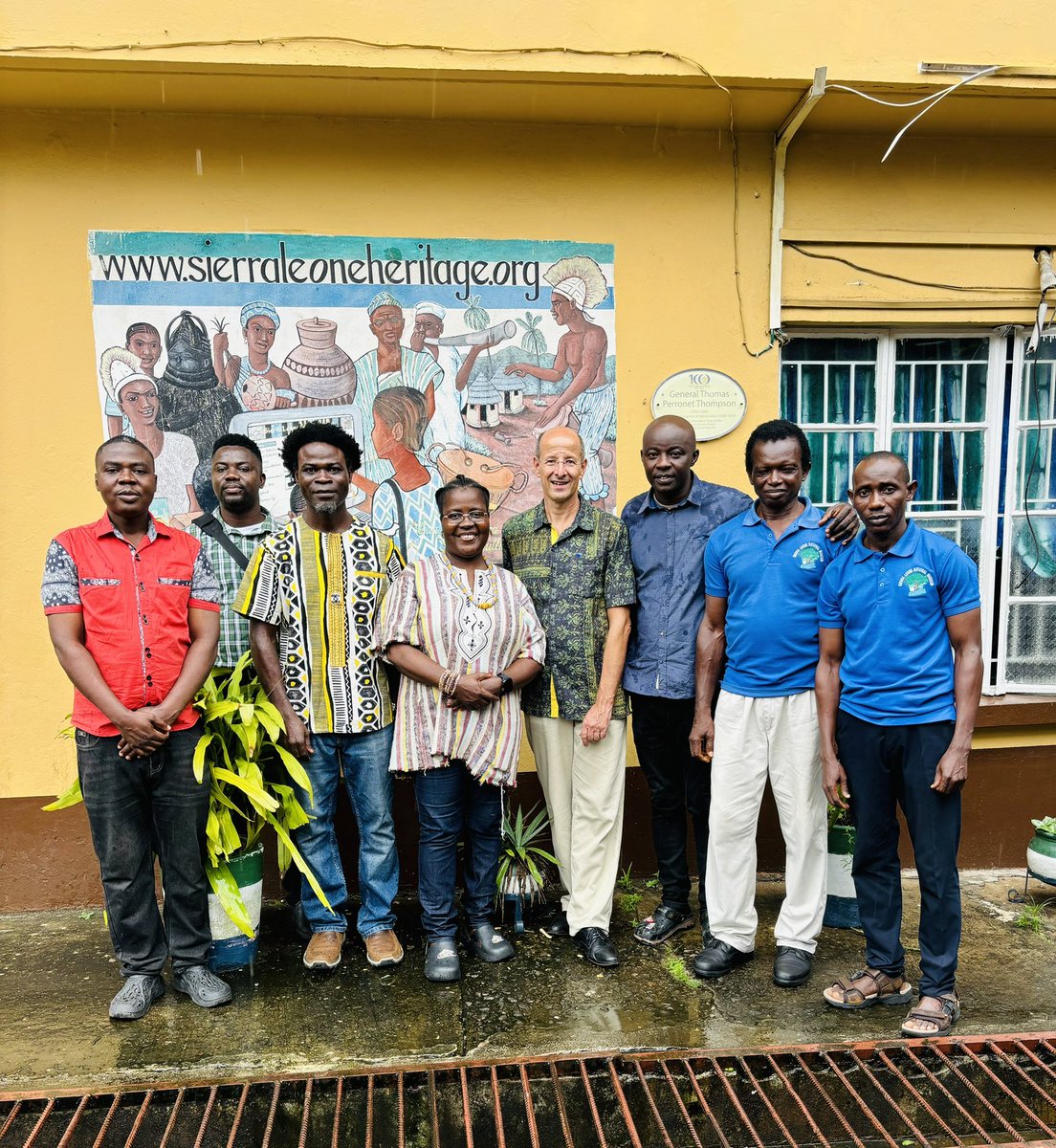 RelicsMonuments's tweet image. Delighted to receive Mr. Mike Schamotzki from @GERinSalone Mr. Schamotzki toured the Sierra Leone Museum and we discussed future partnership opportunities. Did you know that Gallery II of the Sierra Leone National Museum was constructed with support from Germany - now you know!