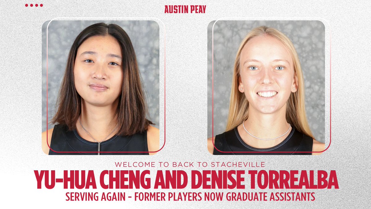 Former Govs Tennis Players Return in a Graduate Assistant Position. 🎩🎾

📰 | tinyurl.com/3vnxjh9t

#LetsGoPeay