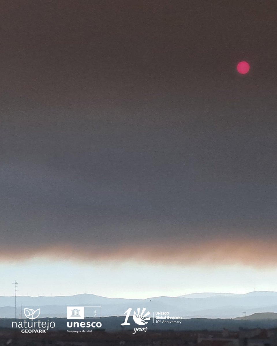 Geo_Naturtejo's tweet photo. Mega-fires reach Geopark
The fire that started in Piódão, Arganil, on the 13th and is still active has already consumed at least 47,432 hectares.
By Tuesday, 222,000 hectares had burned in Portugal in 2025, the highest total burned area since records began. https://t.co/YwfWvLfmDS