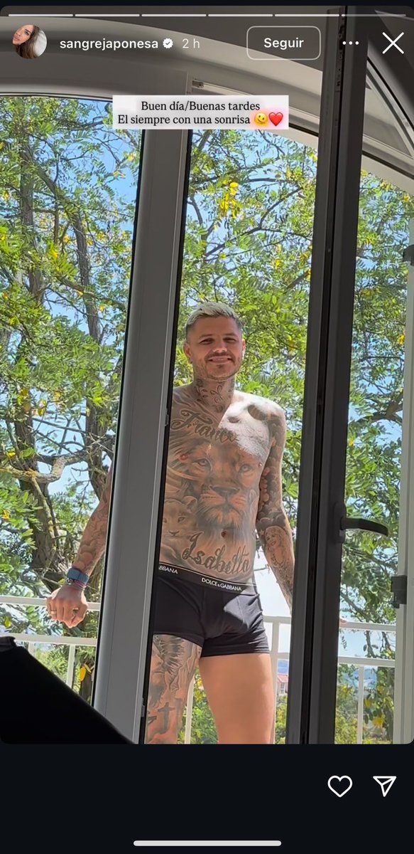 la china suarez subió una historia de mauro icardi en pelotas solo para mostrar que no tiene un maní entre las piernas ES NECESARIO SER TAN ARRASTRADA Y ORDINARIA?