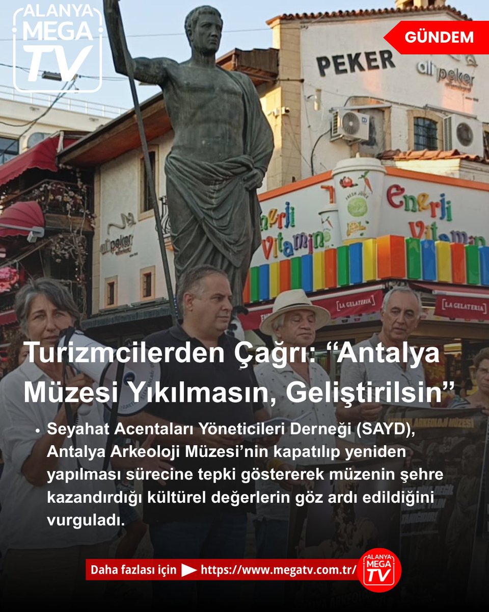 megatvcomtr's tweet photo. Turizmcilerden Çağrı: “Antalya Müzesi Yıkılmasın, Geliştirilsin”

Haberin devamı için web sitemizi ziyaret edebilirsiniz.
https://t.co/3vdRJ253ob

#Antalya #AntalyaMüzesi #SAYD #KültürTurizmi #Arkeoloji #Turizm #KültürelMiras https://t.co/HeBiEpj2c7