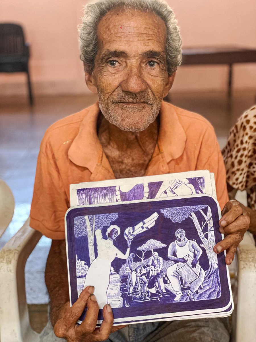 La creatividad ha estado presente constantemente durante la experiencia que han vivido los #VoluntariosAtresmedia en Cuba, en la que han podido colaborar con los talleres de @fundacion_proclade, y ayudar a las personas mayores a escribir las cartas a sus padrinos.