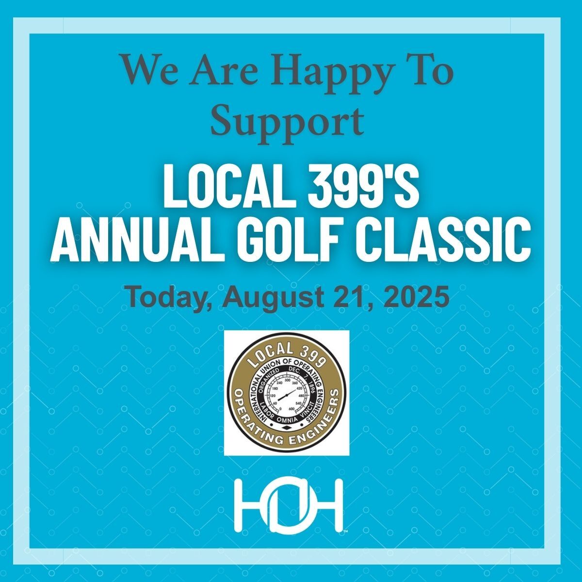 hohwatertech's tweet image. 💚⛳ We’re proud to support Local 399’s Annual Golf Outing!

At HOH, community connections matter just as much as water solutions. Here’s to a great day on the course! 🏌️‍♂️☀️

#Local399 #HOHWaterTechnology #WhereWaterWorks #OneStopWaterCare #GolfClassic