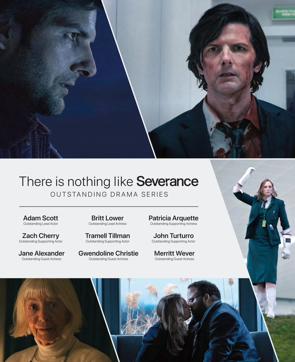 severance fyc ad on the front cover of the la times' the envelope! (1/2)