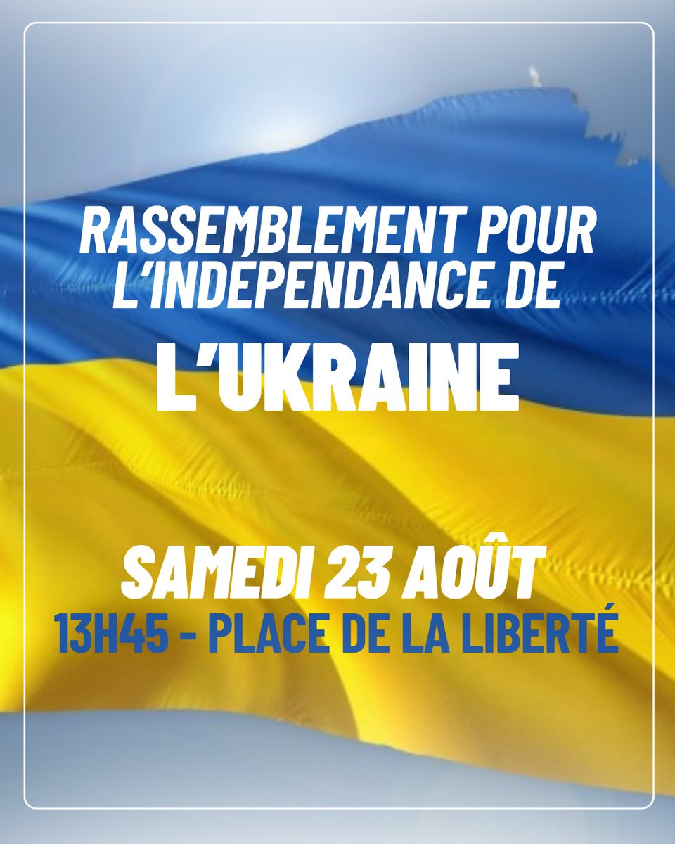 Brest insoumise (@brestinsoumise) on Twitter photo Grand rassemblement en soutien à l'Ukraine, ce samedi, à Brest !
<a href="/pycadalen/">Pierre-Yves Cadalen</a> <a href="/CecileB29/">Cécile Beaudouin φ</a> <a href="/Christophe_Owd/">Christophe Osswald φ 🔻🐢 🌿🇺🇦🇾🇪🇵🇸</a> Grand rassemblement en soutien à l'Ukraine, ce samedi, à Brest !
<a href="/pycadalen/">Pierre-Yves Cadalen</a> <a href="/CecileB29/">Cécile Beaudouin φ</a> <a href="/Christophe_Owd/">Christophe Osswald φ 🔻🐢 🌿🇺🇦🇾🇪🇵🇸</a>
