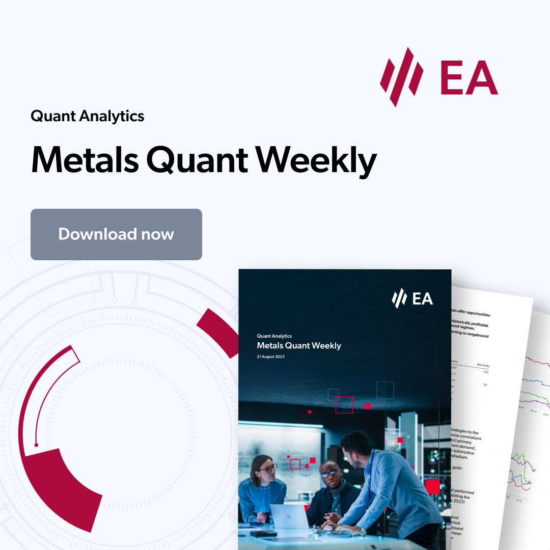 Here is your third instalment of Quant takeover week! Alongside our coverage of crude, gas and macro factors, we also cover metals markets. In this week’s Metals Quant Weekly report, you’ll find:

- The CTA flow‐imbalance strategy on the gold–platinum spread delivered robust