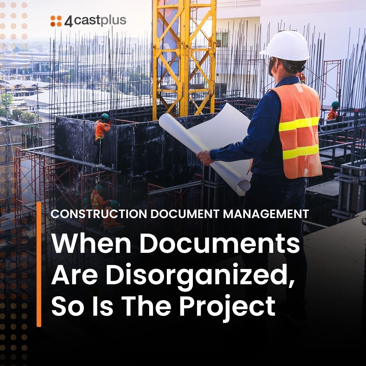 Keep all your project documents organized and accessible with 4castplus Construction Document Management. 

hubs.ly/Q03wVnxS0

#ConstructionManagement #DocumentControl #ProjectDocuments #4castplus
