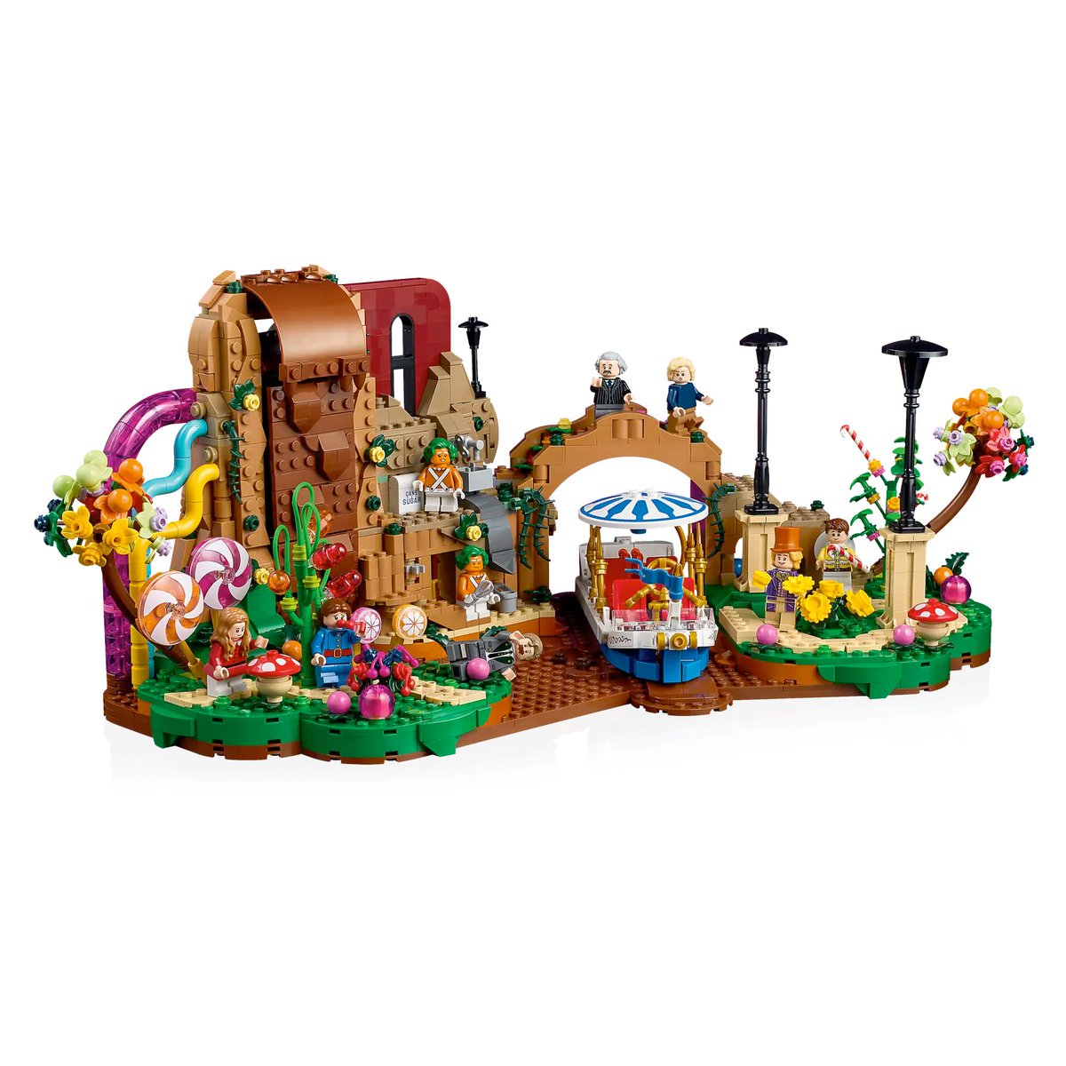 LEGO Ideas Willy Wonka &amp; the Chocolate Factory will release on September 18th ($219.99) - bit.ly/4fVGm3W #ad