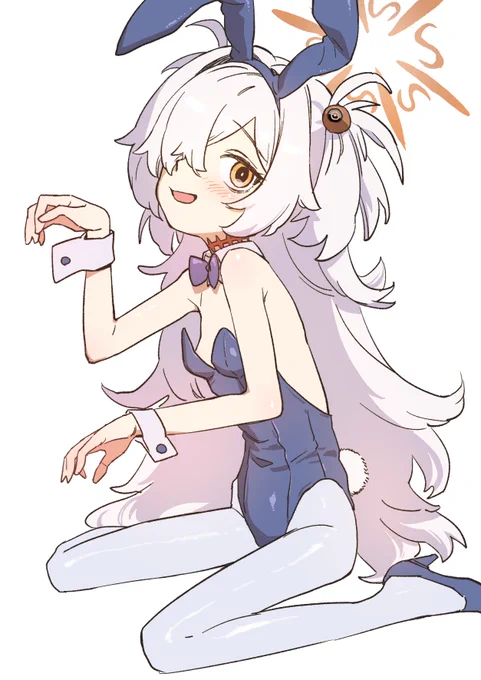 バニー姿のカノエさん。僕は、ブルアカといえばバニーだと思っているフシがあります。