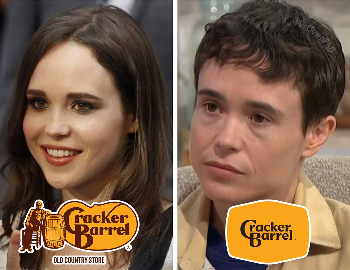 DrClownPhD's tweet photo. Old Cracker Barrel vs. New Cracker Barrel. https://t.co/6TVLzLCqUd