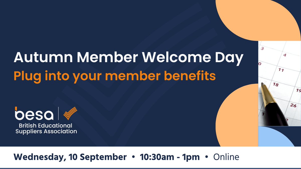 BESA (@besatweet) on Twitter photo Whether you’re already making the most of your member benefits or just starting to explore them, BESA’s Member Welcome Day is your chance to dive deeper.
This live online event will give your organisation insider access to opportunities to connect with buyers, the latest policy Whether you’re already making the most of your member benefits or just starting to explore them, BESA’s Member Welcome Day is your chance to dive deeper.
This live online event will give your organisation insider access to opportunities to connect with buyers, the latest policy