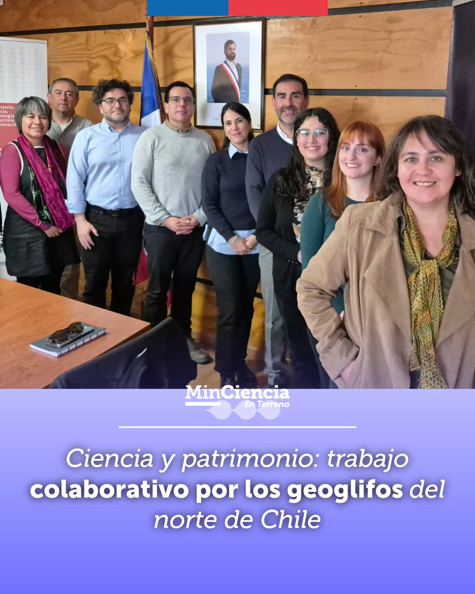 SeremiCienciaN's tweet photo. 🤝 La Seremi de Ciencia se reunió con @ucatolica , @bhp Escondida, @Culturas_Afta, SERPAT y @Sernatur #Antofagasta para conocer el diagnóstico solicitado por BHP a la UC sobre 3 geoglifos del norte, en el marco de su política de pueblos originarios. 🌄🔬
#CienciaEnTerritorio https://t.co/Q8sMTJw928