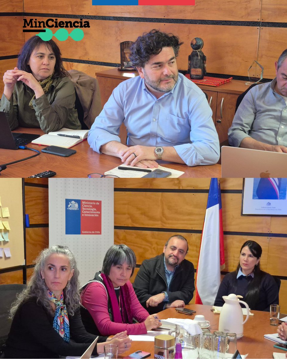 SeremiCienciaN's tweet photo. 🤝 La Seremi de Ciencia se reunió con @ucatolica , @bhp Escondida, @Culturas_Afta, SERPAT y @Sernatur #Antofagasta para conocer el diagnóstico solicitado por BHP a la UC sobre 3 geoglifos del norte, en el marco de su política de pueblos originarios. 🌄🔬
#CienciaEnTerritorio https://t.co/Q8sMTJw928