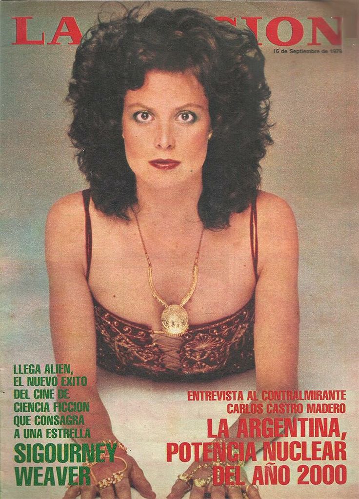 alucard8791's tweet image. &quot;Alien&quot;
#SigourneyWeaver #cover #magazine (1979)