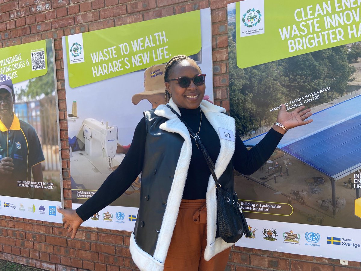 SwedeninZW's tweet image. We’ve launched the Harare Sustainable City Initiatives (HSCI) Wall Exhibition! 🌱 Discover how local innovation is driving climate resilience and inclusive growth. Open until November.
👉 Join the conversation on building sustainable cities.
#SustainableCities
#GreenTransition