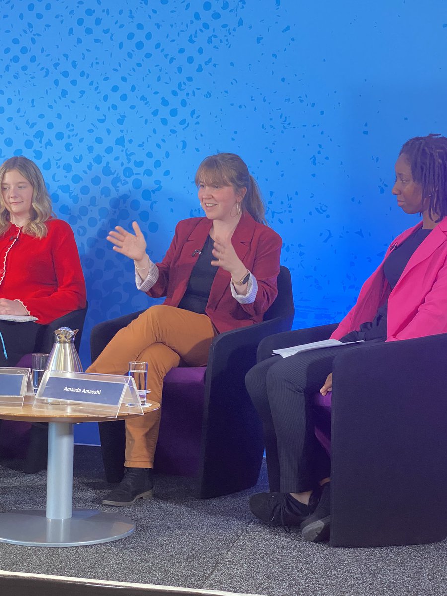 JohnSmithCentre's tweet photo. “Especially young people from underrepresented backgrounds are more likely to feel that formal politics is detached from their lives. @LooseElisabeth at the Festival of Politics panel “Gen Z and Politics”, live now @ScotParl chaired by Deputy Presiding Officer Liam McArthur MSP. https://t.co/6jX9GxwEUC