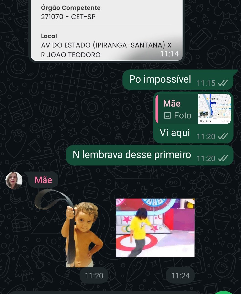O bom do tdah da minha mãe é isso
Foi me xingar pq tomei multa, viu minha figurinha dançado e a raiva passou