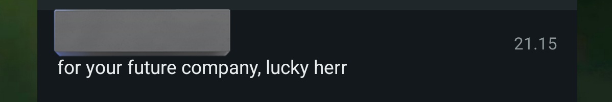 Lucky you