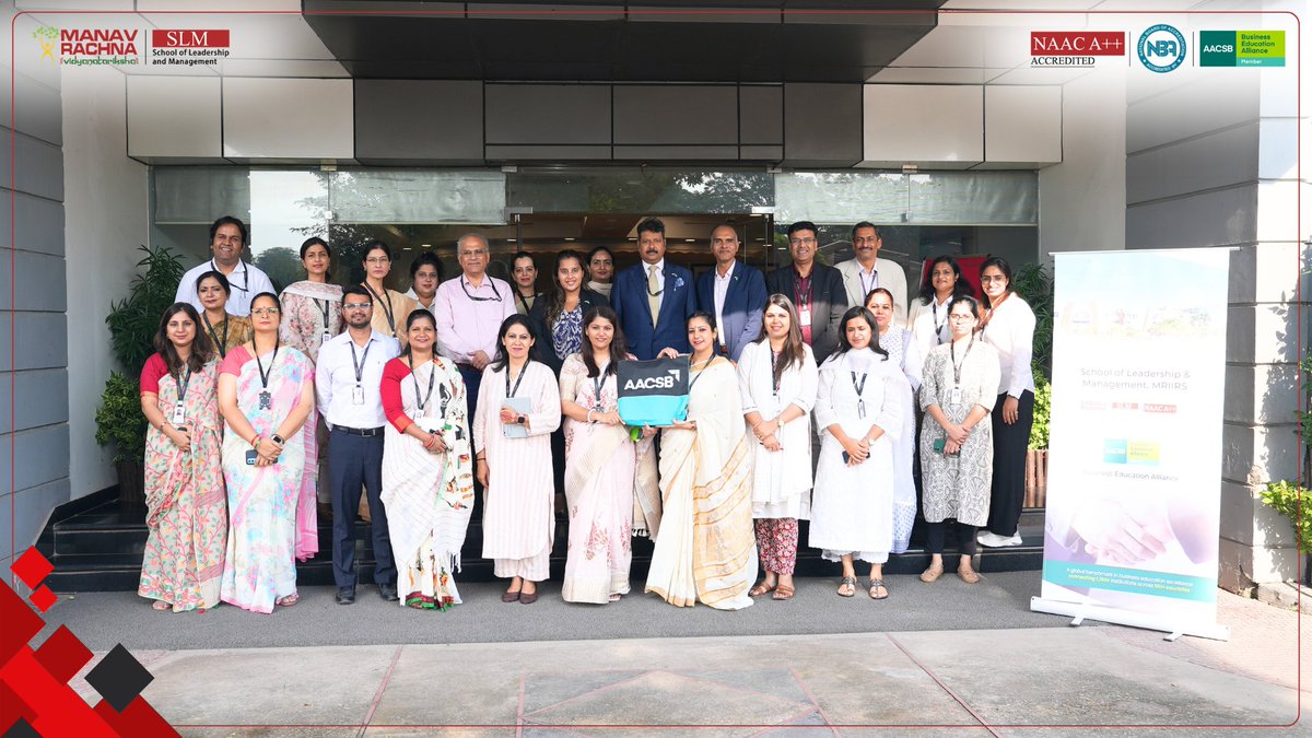 Manav Rachna (@manav_rachna) on Twitter photo instagram.com/p/DNntbSxTahk/โฆ
The School of Leadership and Management (SLM), MRIIRS has proudly marked another step forward in its global journey with the ๐ท๐๐, ๐ฉ๐๐
๐๐ ๐๐๐
๐ฒ๐๐ ๐ช๐๐๐๐๐๐๐ of its AACSB membership, the worldโs gold standard for business school instagram.com/p/DNntbSxTahk/โฆ
The School of Leadership and Management (SLM), MRIIRS has proudly marked another step forward in its global journey with the ๐ท๐๐, ๐ฉ๐๐
๐๐ ๐๐๐
๐ฒ๐๐ ๐ช๐๐๐๐๐๐๐ of its AACSB membership, the worldโs gold standard for business school