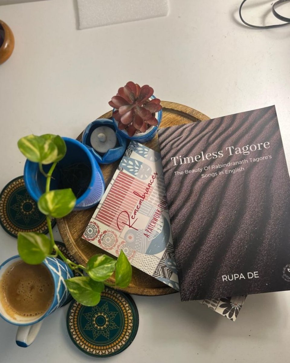 TWOHT_FAMILY's tweet photo. Rupa De Author of Timeless Tagore.

Author Rupa De describes Timeless Tagore as a heartfelt tribute to Rabindranath Tagore, acknowledging the near impossibility of capturing his lyrical genius and sound patterns in translation.

#PoetryInMotion #AuthorLife #BookLovers https://t.co/ru8yrpaE9C