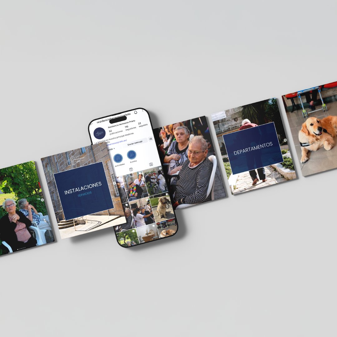 ✨ Hoy queremos enseñaros uno de nuestros últimos trabajos de identidad corporativa para Residencia Hermanos Prieto.

Su isotipo representa el corazón de la residencia: su edificio histórico. Lo simplificamos en un estilo minimalista y moderno.

¿Qué te parece?