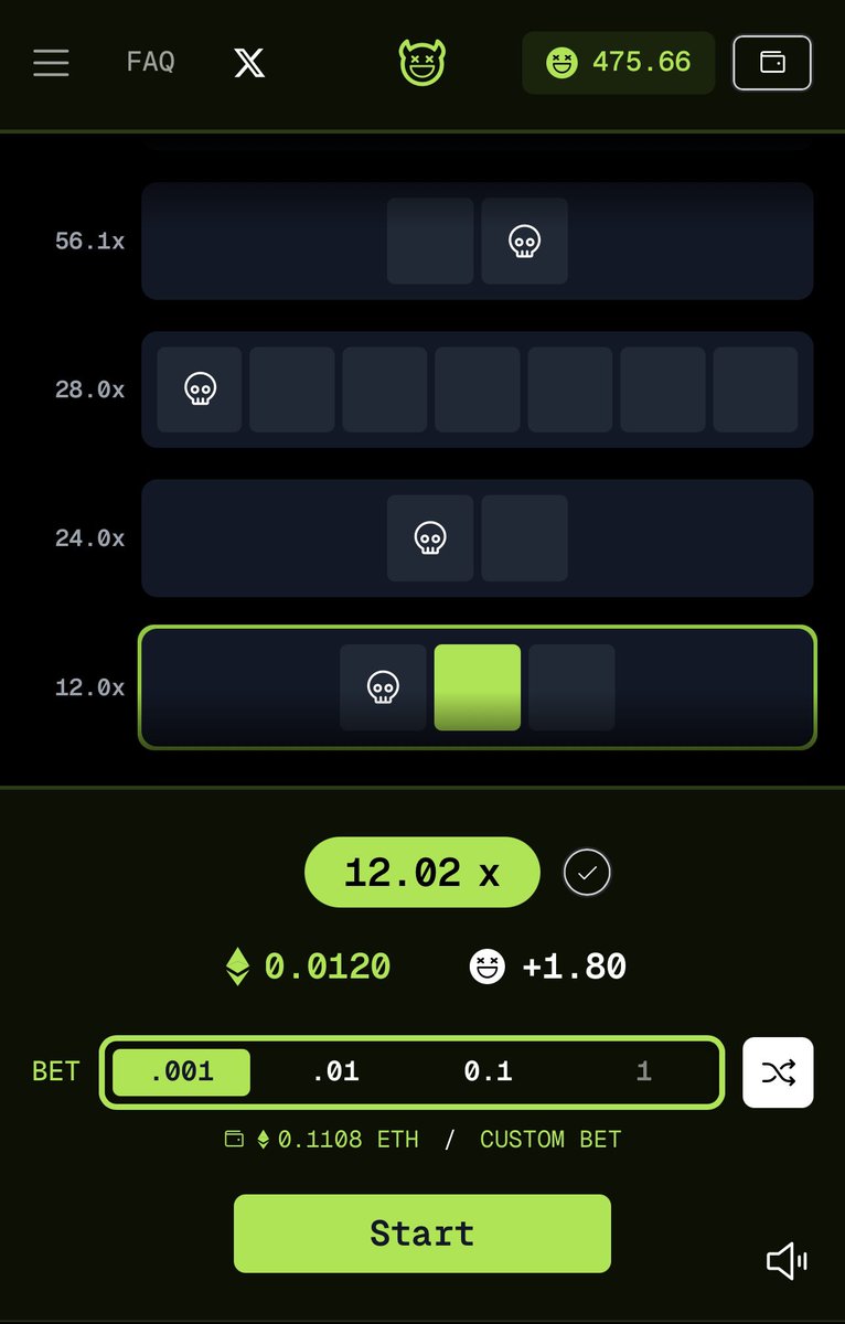 // immutablevalue.eth ∎ (@immutablevalue) on Twitter photo .<a href="/DeathFunGame/">Death.Fun</a> sucked me back in. Hit a 12x to start the day right .<a href="/DeathFunGame/">Death.Fun</a> sucked me back in. Hit a 12x to start the day right