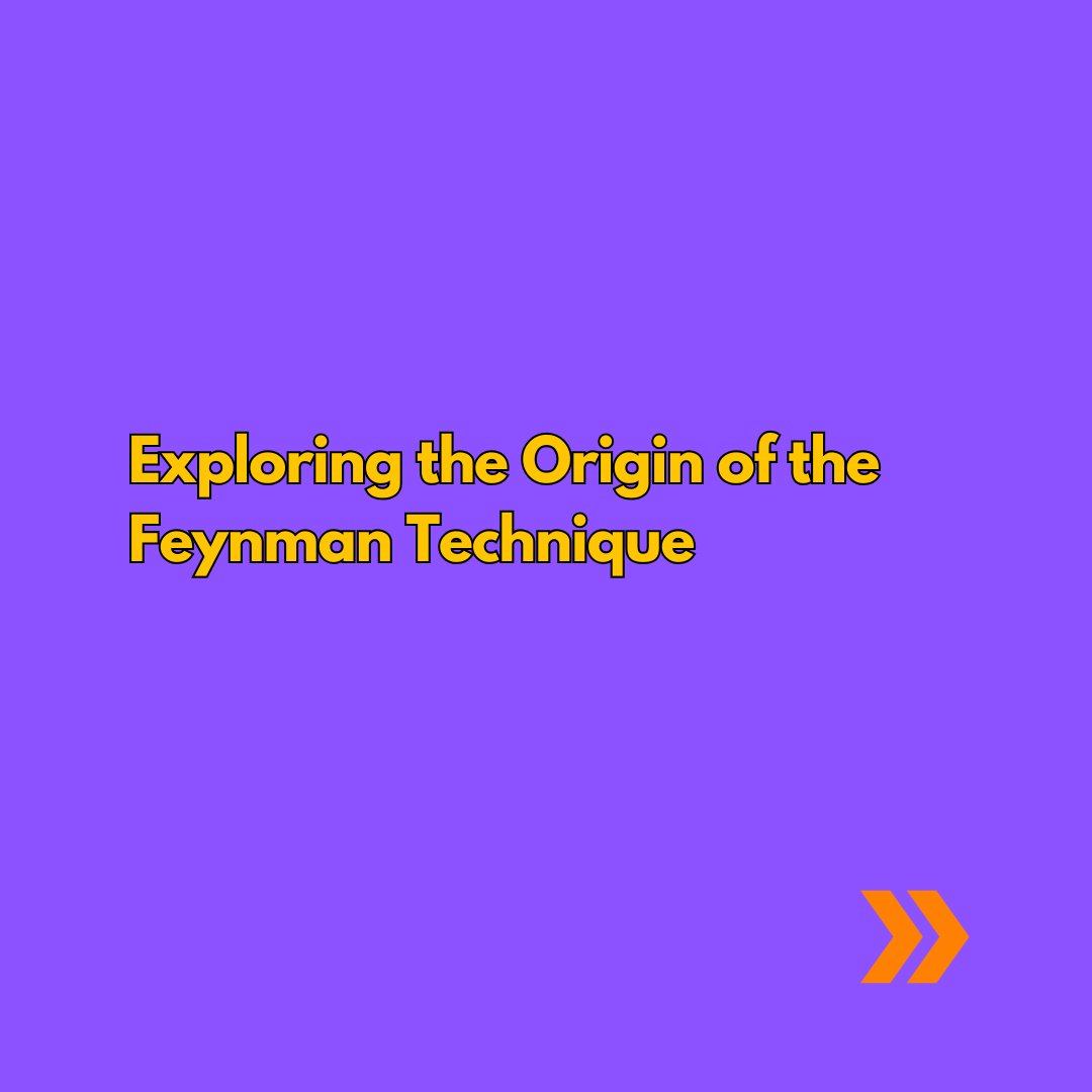 studysocius's tweet image. The Feynman Technique is more than a study hack—it’s a method rooted in simplifying knowledge to strengthen true understanding. 🧠
 Exploring its origin shows why it’s still one of the best learning strategies today.
#feynmantechnique #learningtips #education #studyhacks