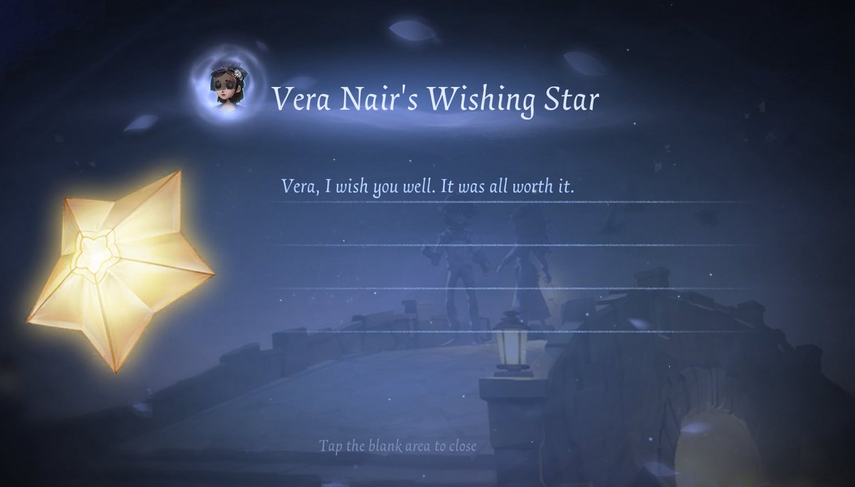 Todays verasop is the wishing star letters...