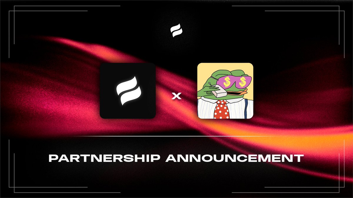 Boreau (@web3boreau) on Twitter photo 𝗣𝗔𝗥𝗧𝗡𝗘𝗥𝗦𝗛𝗜𝗣 𝗔𝗡𝗡𝗢𝗨𝗡𝗖𝗘𝗠𝗘𝗡𝗧
We are extremely happy to announce the partnership with <a href="/WEPEToken/">Wall Street Pepe</a>
More info or Giveaways: discord.gg/E3gWFwcbeQ 𝗣𝗔𝗥𝗧𝗡𝗘𝗥𝗦𝗛𝗜𝗣 𝗔𝗡𝗡𝗢𝗨𝗡𝗖𝗘𝗠𝗘𝗡𝗧
We are extremely happy to announce the partnership with <a href="/WEPEToken/">Wall Street Pepe</a>
More info or Giveaways: discord.gg/E3gWFwcbeQ