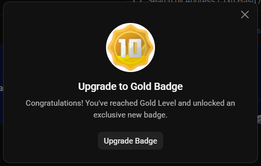tra2logist's tweet image. Leveled up to the Gold Badge on @etherscan 🔥
Every block, every tx, every step closer to the future of crypto
On-chain achievements >>> anything else 🚀✨ #Ethereum #OnChain #erc20