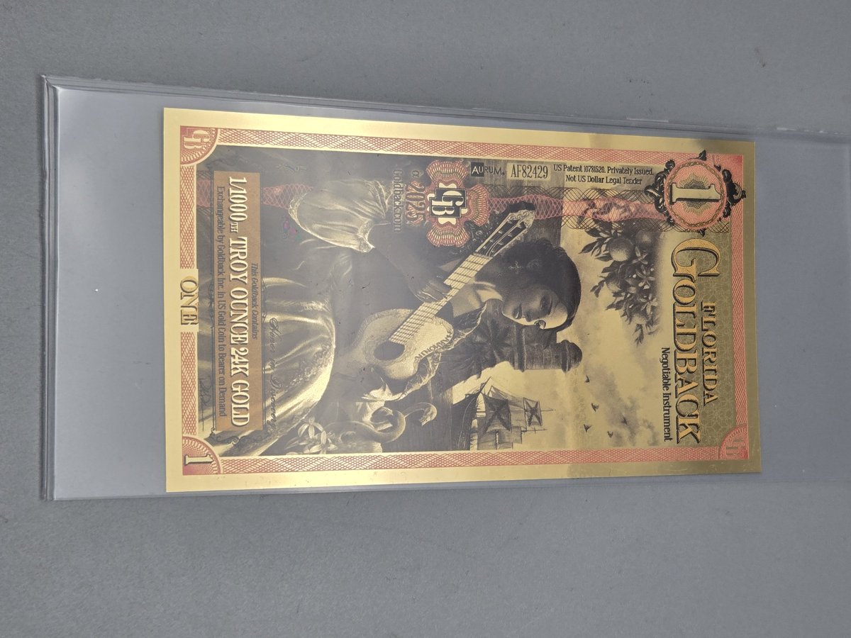 EdgewoodCoin's tweet image. ✨ Big News! ✨
We now have ALL Florida Denomination Goldbacks in stock! 🟡🌴

From 1 to 50, complete your collection or grab your favorites while supplies last. These beautiful, spendable gold notes are a must-have for collectors and investors alike.

 Available now at Edgewood