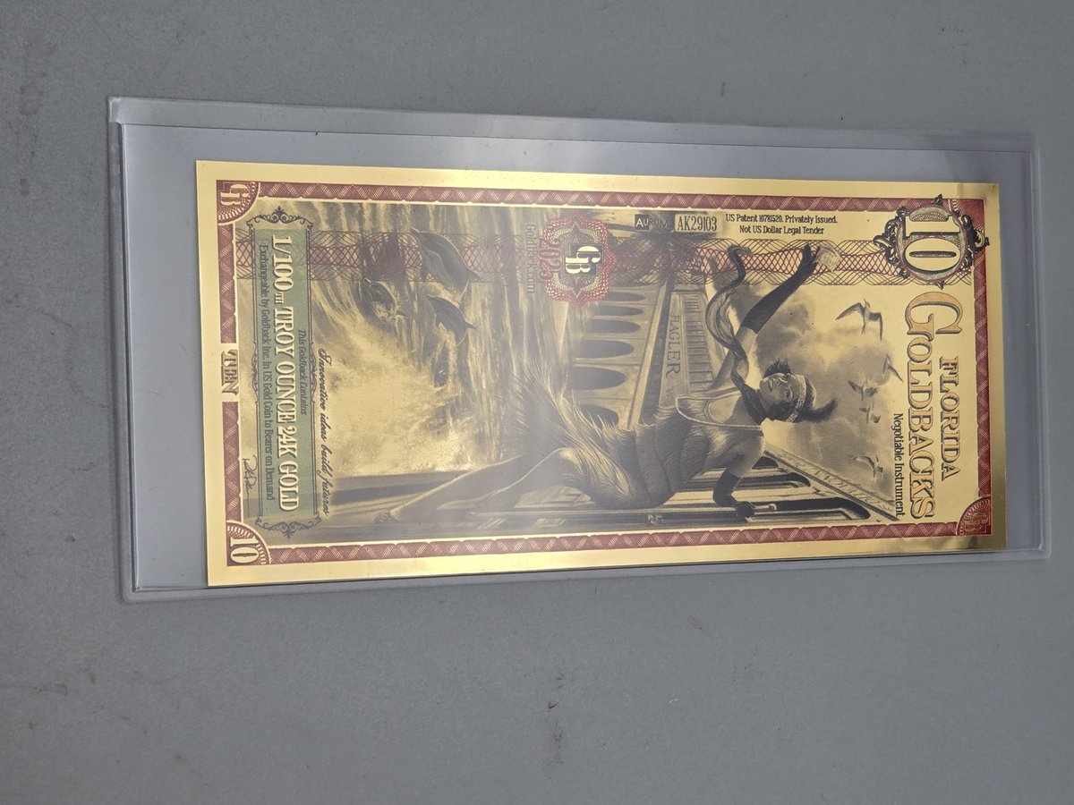EdgewoodCoin's tweet image. ✨ Big News! ✨
We now have ALL Florida Denomination Goldbacks in stock! 🟡🌴

From 1 to 50, complete your collection or grab your favorites while supplies last. These beautiful, spendable gold notes are a must-have for collectors and investors alike.

 Available now at Edgewood